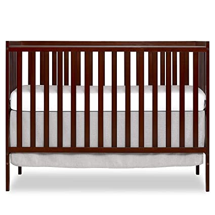 Photo 1 of Dream On Me Synergy 5-in-1 Convertible Crib in Espresso, Greenguard Gold Certified
