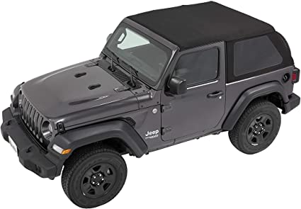 Photo 1 of Bestop-5686235 Trektop Soft Top for The 2-Door Jeep Wrangler JL (2018-Current) in Black Diamond
