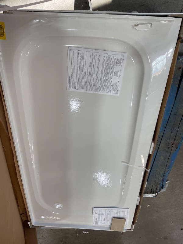 Photo 1 of American Standard Passage 32 in. x 60 in. x 72 in. 4-Piece Glue-Up Alcove Shower Wall in Serene Marble