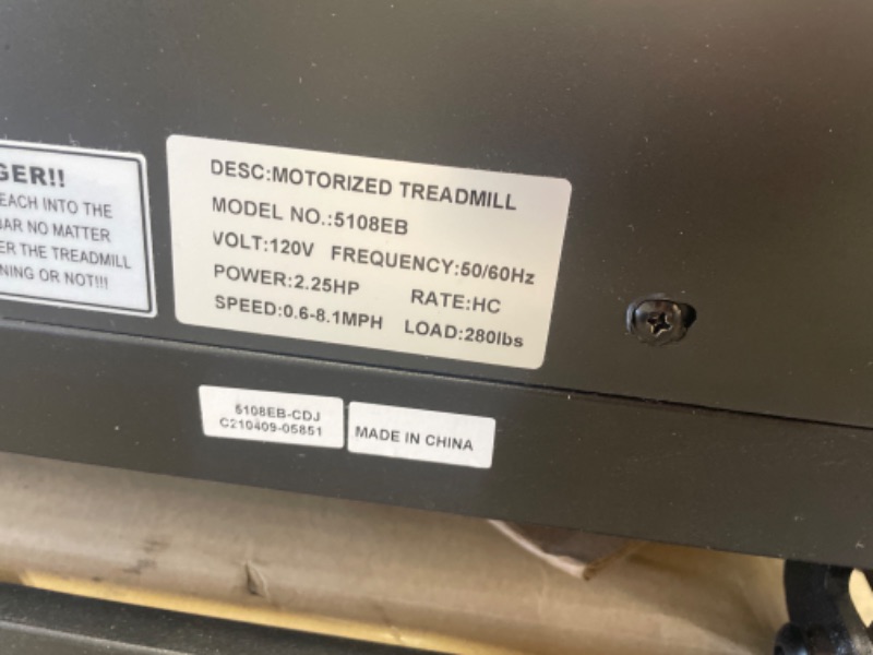 Photo 1 of OMA Treadmills for Home 5108EB, Max 2.25 HP Folding Incline Treadmills for Running and Walking Jogging Exercise with 36 Preset Programs, Tracking Pulse, Calories - 2021 Updated Version