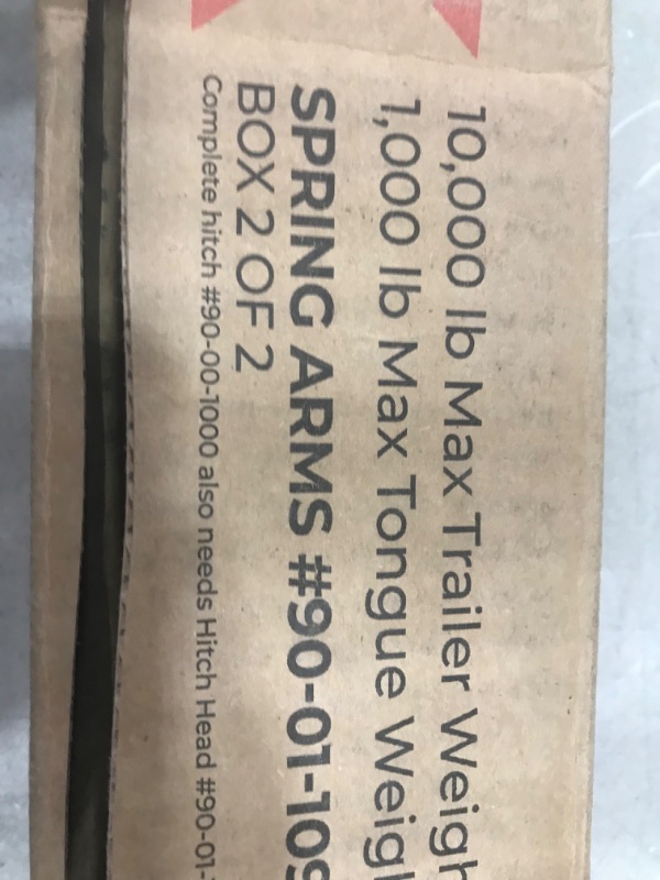 Photo 2 of **box one only, arms only** EAZ LIFT 48058 1,000 lbs Elite Kit | Includes Distribution, Sway Control and Hitch Ball , Black