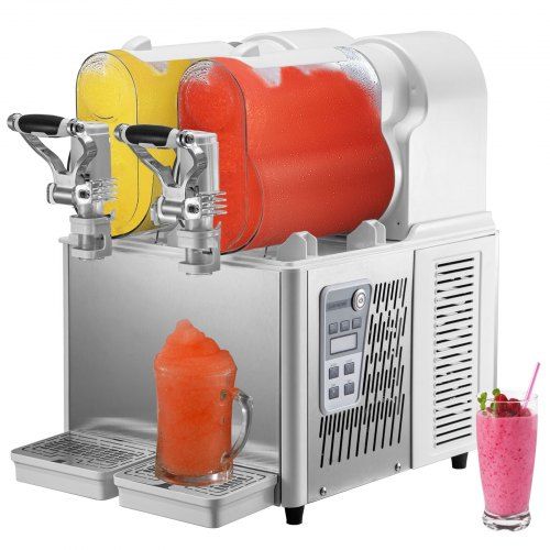 Photo 1 of Slushy Machine, Daiquiri Machine Commercial, 3L x 2 Frozen Drink Slush Machine