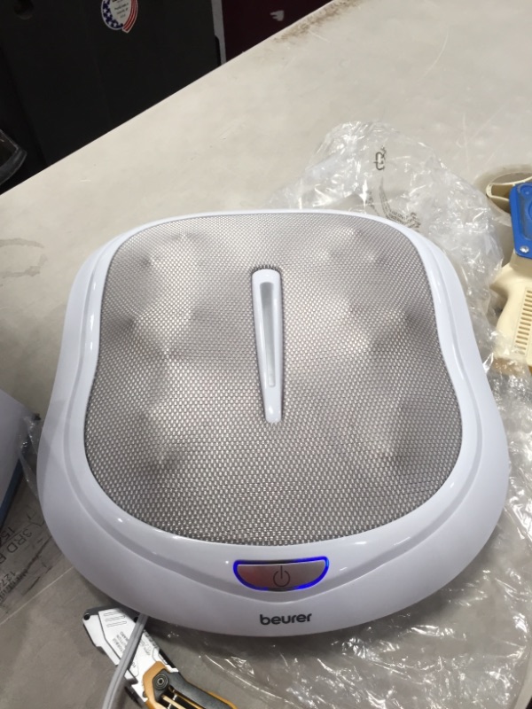 Photo 1 of Beurer Foot Massager with Heat | Foot Massager Machine with 18 Rotating Massage Balls | Shiatsu Foot Massager for All Feet Sizes | Heated Foot Massager with 2 Massage Levels, FM60