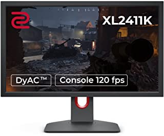 Photo 1 of BenQ Zowie XL2411K 24 Inch 144Hz Gaming Monitor | 1080P | Smaller Base | Ergonomic Stand | XL Setting to Share | Customizable Quick Menu | DyAc | 120Hz Compatible for PS5 and Xbox series X