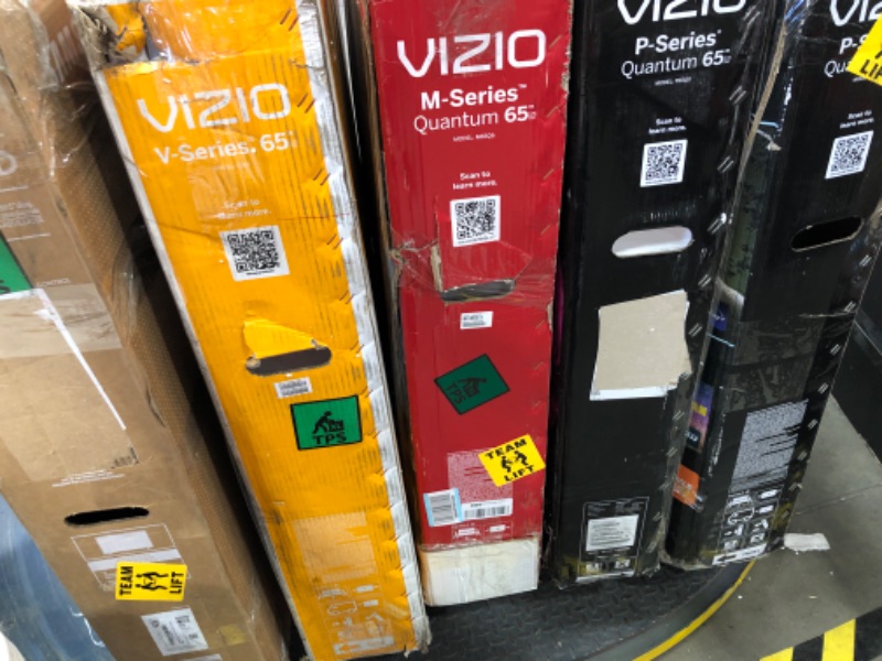 Photo 1 of MIXED PALLET OF DAMAGED TVS***NO REFUNDS**MIXED SIZES** 
