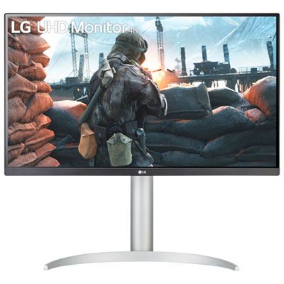 Photo 1 of LG UltraFind 27" 4K Ultra HD 60Hz 5ms GTG IPS LED FreeSync Gaming Monitor (27UP650-W) - White
