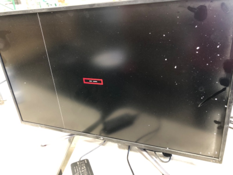 Photo 2 of **Light scratches** ASUS ROG Strix XG438Q 43” Large Gaming Monitor with 4K 120Hz FreeSync 2 HDR DisplayHDR™ 600 90% DCI-P3 Aura Sync 10W Speaker Non-glare Eye Care with HDMI 2...
