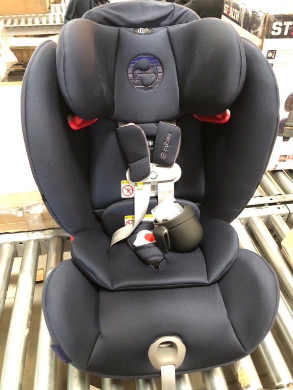 Photo 2 of Cybex Standard Eternis S All-in-One Car Seat with SensorSafe, Denim Blue
