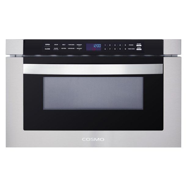 Photo 1 of **DAMAGED**24 in. Built-in Microwave Drawer with Automatic Presets, Touch Controls, Defrosting Rack and 1.2 cu. ft. Capacity in Stainless Steel