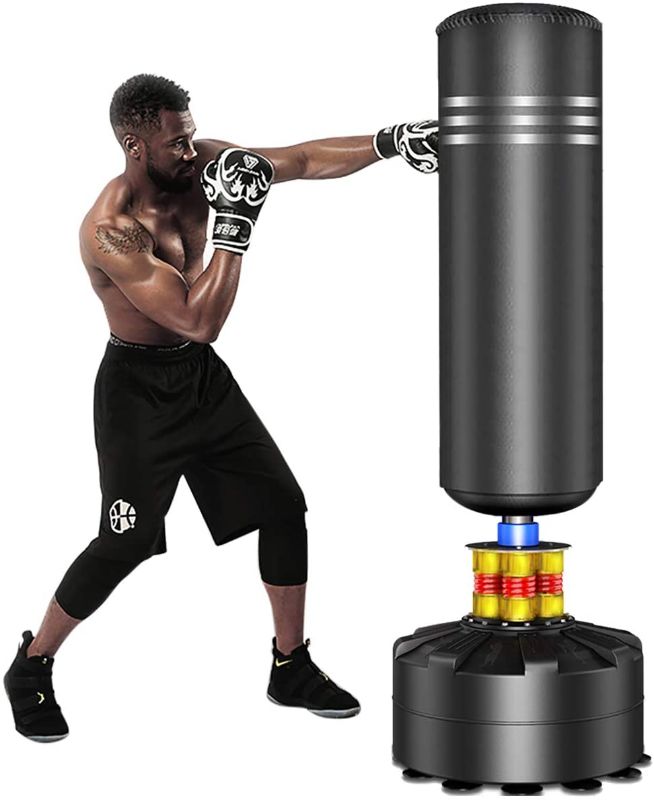 Photo 1 of ***MISSING BASE*** ELEMARA Freestanding Punching Bag with Suction Cup Base for Adult Youth