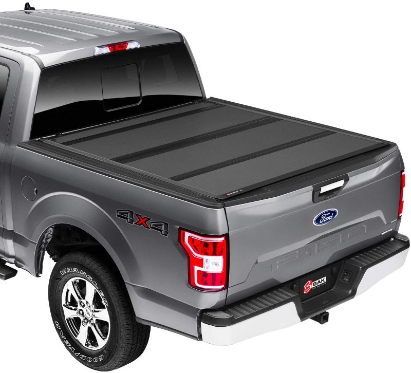 Photo 1 of **INCOMPLETE MISSING OTHER BOXES**BAK BAKFlip MX4 Hard Folding Truck Bed Tonneau Cover | 448339 | Fits 2021-2022 Ford F-150 5' 7" Bed (67.1")