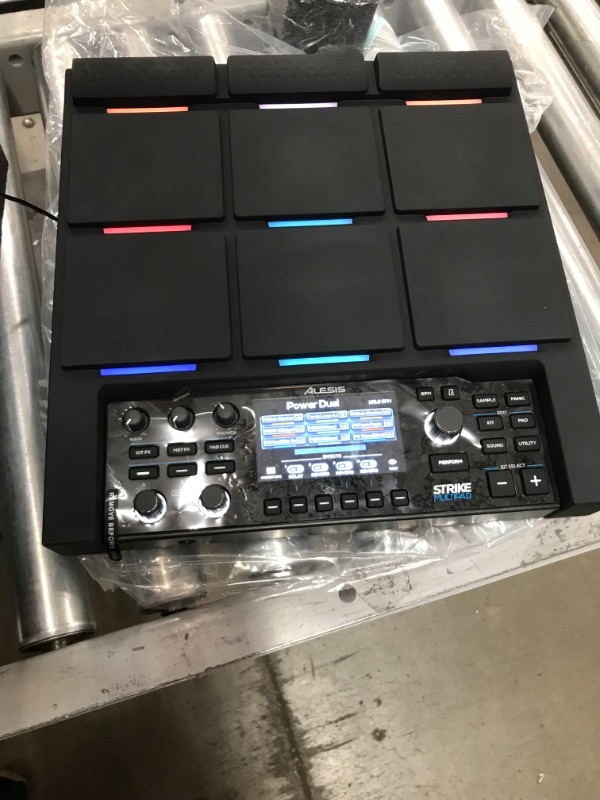 Photo 2 of Alesis Strike Multipad - 9-Pad Percussion Instrument with Sampler, Looper, 2 Ins and Outs, Soundcard, Sample Loading via USB Thumb Drives and 4.3-Inch Display