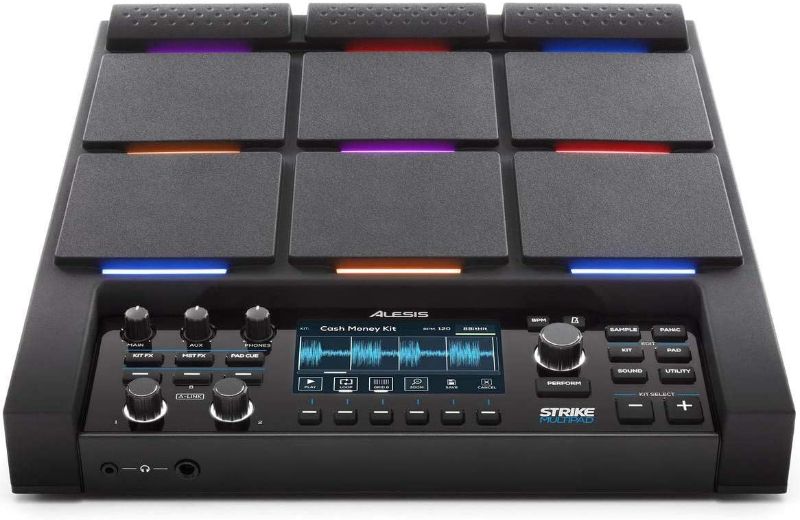 Photo 1 of Alesis Strike Multipad - 9-Pad Percussion Instrument with Sampler, Looper, 2 Ins and Outs, Soundcard, Sample Loading via USB Thumb Drives and 4.3-Inch Display