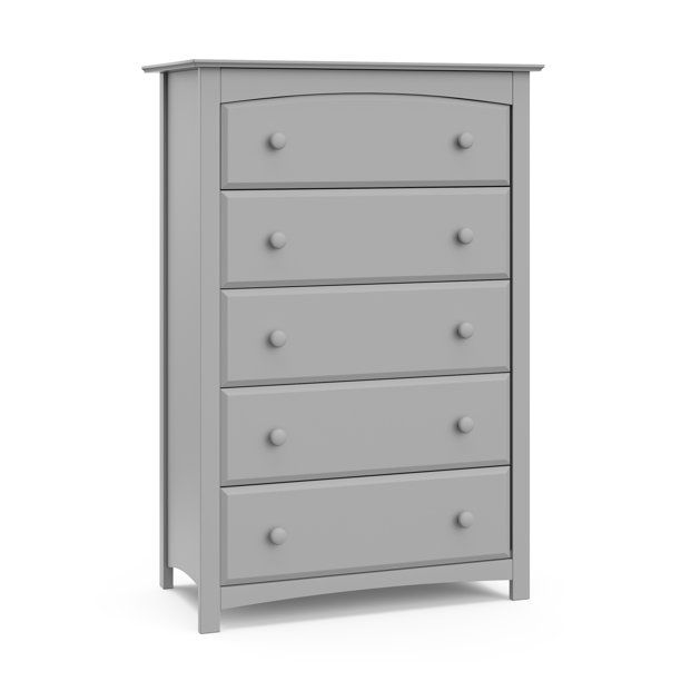 Photo 1 of **8SIMILAR TO POST PHOTO**Storkcraft Kenton 5 Drawer Universal Dresser Pebble Gray