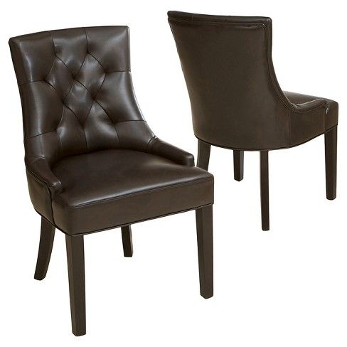 Photo 1 of *Stock Photo Similar to item*
Brown Leather Espresso Chair