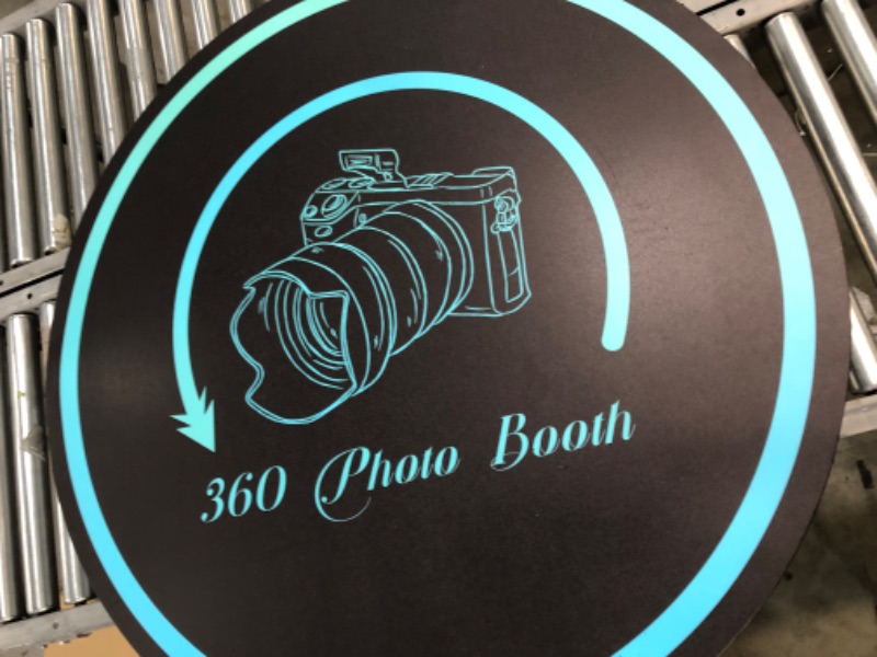 Photo 2 of 360 Photo Booth Rotating Machine Photobooth 360 Camera Video Photo Booth for Events Parties Platform 39.4" 100cm
