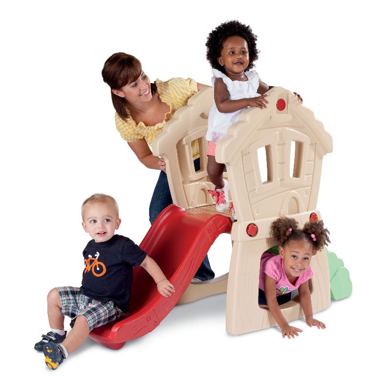 Photo 1 of Little Tikes Hide & Seek Climber, Indoor Outdoor Slide and Climbing Playset for Kids Ages 2-5
