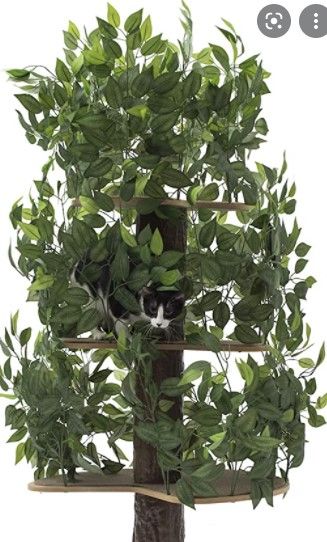 Photo 1 of (BROKEN OFF COMPONENT: see pic) 
On2pets 5' interchangeable leaf branches cat tree