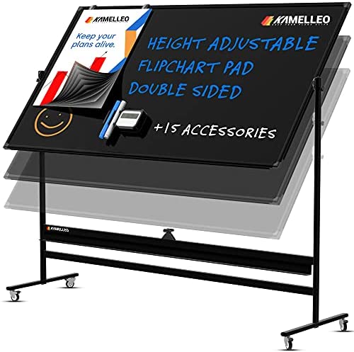 Photo 1 of (SCRATCH/BENT/DENT DAMAGES) 
kamelleo double sided mobile blackboard 48 x 36