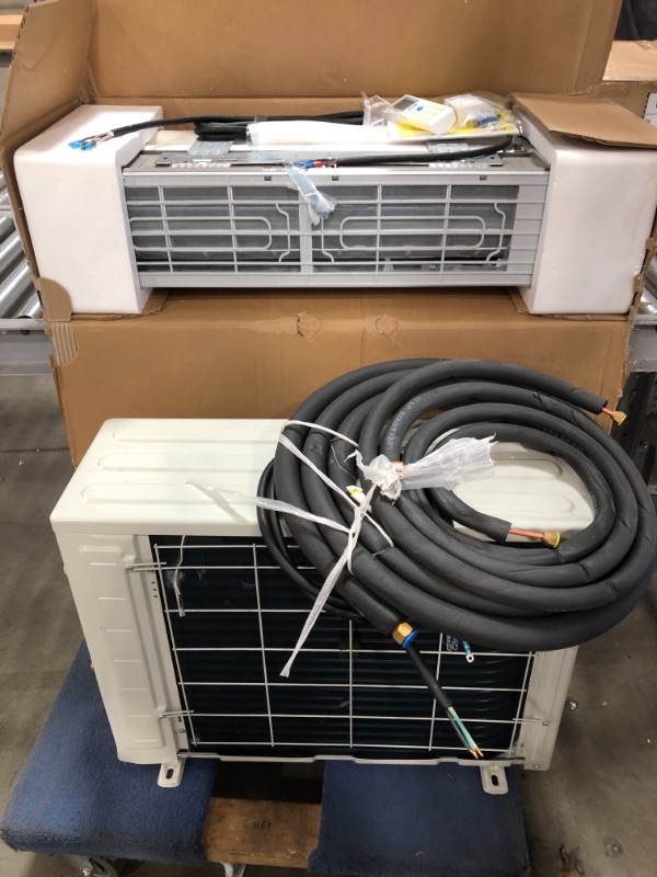 Photo 6 of 12,000 BTU Ductless Mini Split Air Conditioner with Wi-Fi, Heat Pump 17 SEER 115-Volt 1 Ton, 25 ft. Line Set, Wall Mount