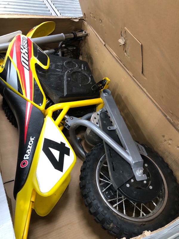 Photo 2 of ***USED***
Razor MX650 Dirt Rocket Electric Ride on Yellow- up to 17 mph