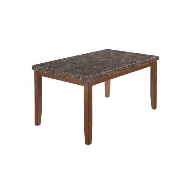 Photo 1 of ***HARDWARE LOOSE IN BOX*** Signature Design By Ashley Lacey Contemporary Dining Room Table, Medium Brown
