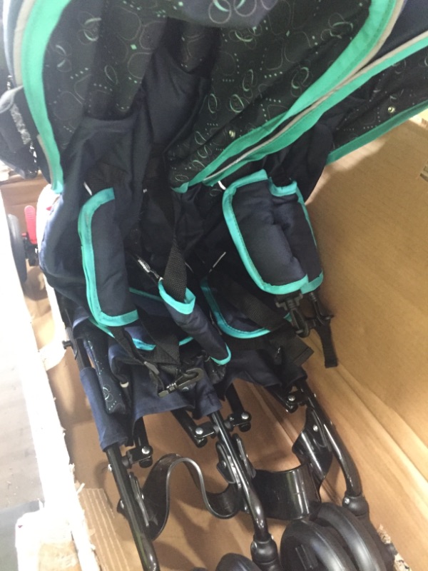 Photo 3 of Delta Children LX Side by Side Stroller, Night Sky
