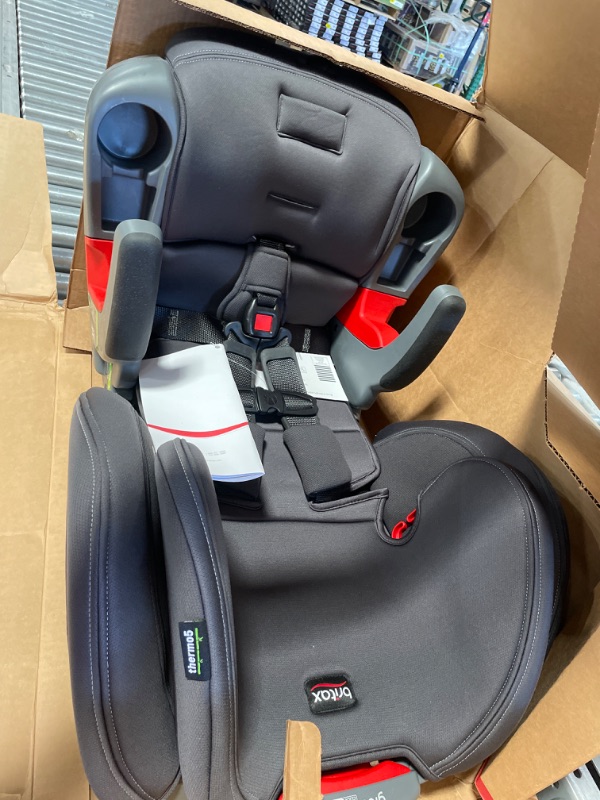 Photo 2 of Britax Grow with You ClickTight Harness-2-Booster Car Seat, Cool N Dry - Cool Flow Moisture Wicking Fabric
