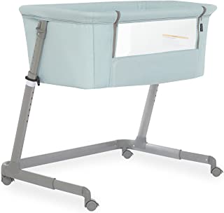 Photo 1 of Dream On Me Seashell Bassinet and Bedside Sleeper, Blue Haze, 36.5 x 26.5 x 28", 17.4 lb