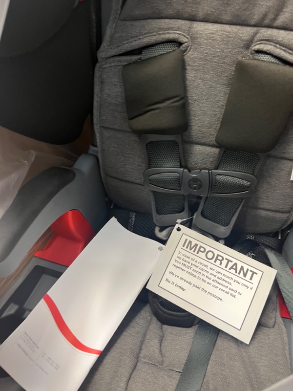 Photo 3 of Britax Grow with You ClickTight Harness-2-Booster Car Seat, StayClean Grey - Stain, Moisture & Odor Resistant Fabric
