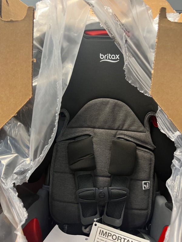 Photo 2 of Britax Grow with You ClickTight Harness-2-Booster Car Seat, StayClean Grey - Stain, Moisture & Odor Resistant Fabric
