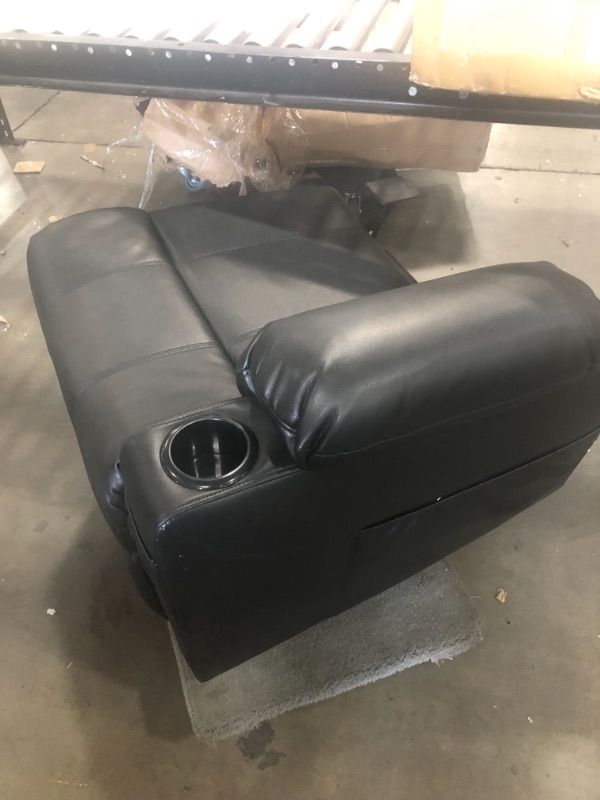 Photo 3 of ***PARTS ONLY***NOT COMPLETE***
YITAHOME Power Lift Recliner Chair for Elderly, Lift Chair with Heat and Massage, Faux Leather Recliner Chair with 2 Cup Holders, Side Pockets & Remote Control for Living Room (Black)