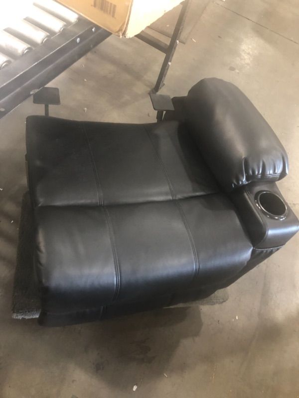 Photo 2 of ***PARTS ONLY***NOT COMPLETE***
YITAHOME Power Lift Recliner Chair for Elderly, Lift Chair with Heat and Massage, Faux Leather Recliner Chair with 2 Cup Holders, Side Pockets & Remote Control for Living Room (Black)