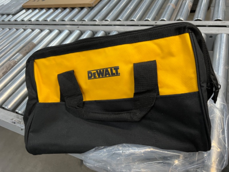 Photo 5 of DEWALT 20V MAX Battery Charger (DCB112) AND Dewalt 18" Large Heavy Duty Contractor Tool New Bag in Bulk Packaging

