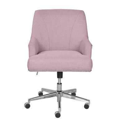 Photo 1 of lavender fabric office chair 