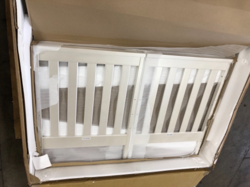 Photo 3 of **BRAND NEW, ALL PARTS INCLUDED**
Evolur Signature Glam 5 in 1 Convertible Crib
Color:Pearl Shimmer White