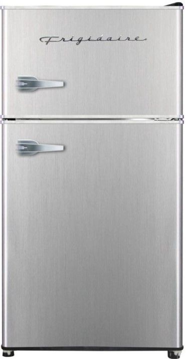 Photo 1 of **MINOR DENTS**
Frigidaire 3.2 cu ft Compact Fridge - Silver


Frigidaire 3.2 cu ft Compact Fridge - Silver






