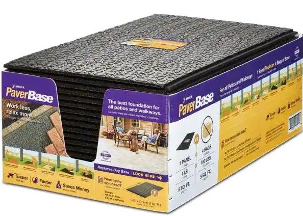 Photo 1 of (pallet of 11 boxes)**some boxes may have damage from shipping**
20 in. x 36 in. Black Polypropylene Paver Base Panel (20-Case)
by
Brock