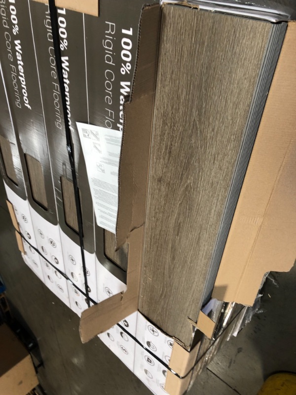 Photo 7 of (PALLET OF 50 CASES)
7.13 in. W x 48.03 in. L Richton Oak Rigid Core Click Lock Luxury Vinyl Tile Flooring (23.77 sq. ft./case)
