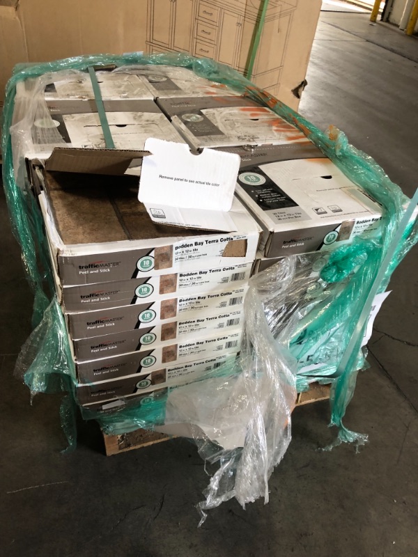 Photo 5 of (PALLET OF 48 CASES)**SOME BOXES MAY HAVE DAMAGED CORNERS DUE TO SHIPPING*
TrafficMaster
Bodden Bay 12 in. x 12 in. Terra Cotta Peel and Stick Vinyl Tile (30 sq. ft. / case)