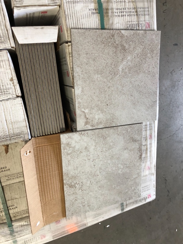 Photo 4 of (PALLET OF 38  CASES)**SOME CORNERS MAY HAVE DAMAGE DUE TO SHIPPING**
Hastings Gray 12 in. x 12 in. Porcelain Floor and Wall Tile
