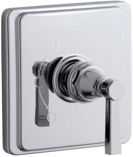 Photo 1 of 
KOHLER Pinstripe Rite-Temp 1-Handle Tub and Shower Faucet Trim Kit with Lever Handle in Polished Chrome (Valve Not Included)