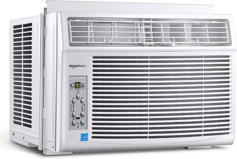 Photo 1 of Amazon Basics Window-Mounted Air Conditioner with Remote - Cools 550 Square Feet, 12000 BTU, Energy Star
