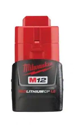 Photo 1 of Milwaukee
M12 12-Volt Lithium-Ion Compact Battery Pack 1.5Ah