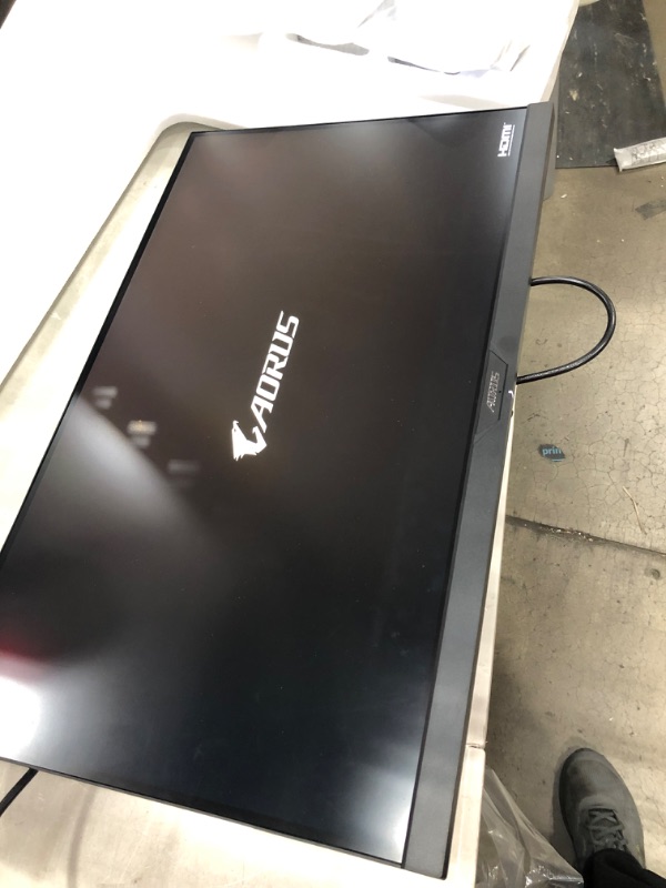 Photo 7 of ***SEE COMMENTS*** AORUS FI27Q-P 27" 165Hz 1440P HBR3 NVIDIA G-SYNC Compatible IPS Gaming Monitor, Built-in ANC, 2k Display, 1 ms Response Time, HDR, 95% DCI-P3, 1x Display Port 1.4, 2x HDMI 2.0, 2x USB 3.0
