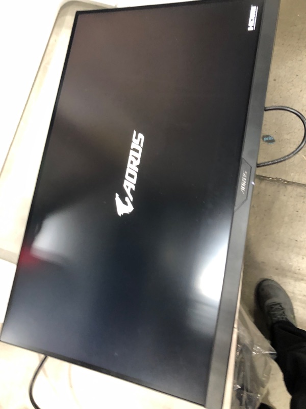 Photo 11 of ***SEE COMMENTS*** AORUS FI27Q-P 27" 165Hz 1440P HBR3 NVIDIA G-SYNC Compatible IPS Gaming Monitor, Built-in ANC, 2k Display, 1 ms Response Time, HDR, 95% DCI-P3, 1x Display Port 1.4, 2x HDMI 2.0, 2x USB 3.0
