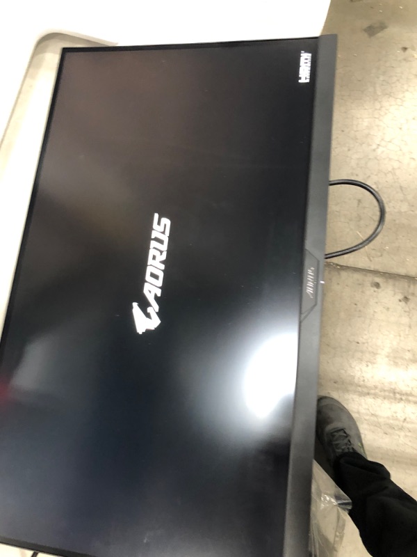 Photo 3 of ***SEE COMMENTS*** AORUS FI27Q-P 27" 165Hz 1440P HBR3 NVIDIA G-SYNC Compatible IPS Gaming Monitor, Built-in ANC, 2k Display, 1 ms Response Time, HDR, 95% DCI-P3, 1x Display Port 1.4, 2x HDMI 2.0, 2x USB 3.0
