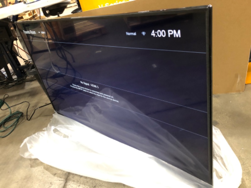 Photo 4 of (SCRATCHED FRAME) 
VIZIO 50" Class V-Series 4K UHD LED SmartCast Smart TV V505-J09