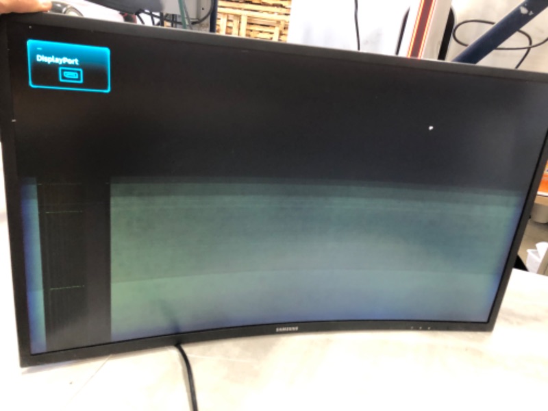 Photo 1 of (PIXEL DAMAGES; SCRATCHED FRAME/METAL STAND) 
Samsung C32HG70 32" HDR QLED 144Hz 1ms Curved Gaming Monitor with Freesync (LC32HG70QQN)