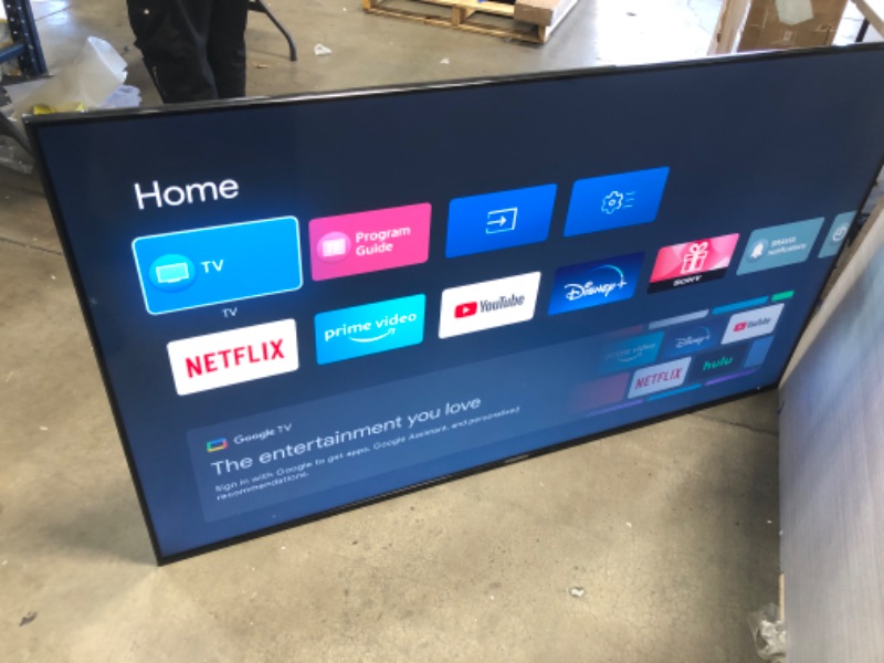 Photo 3 of (DAMAGED FRAME: DETACHING) 
Sony X85J 65 Inch TV: 4K Ultra HD LED Smart Google TV with Native 120HZ Refresh Rate, Dolby Vision HDR, and Alexa Compatibility KD65X85J- 2021 Model
